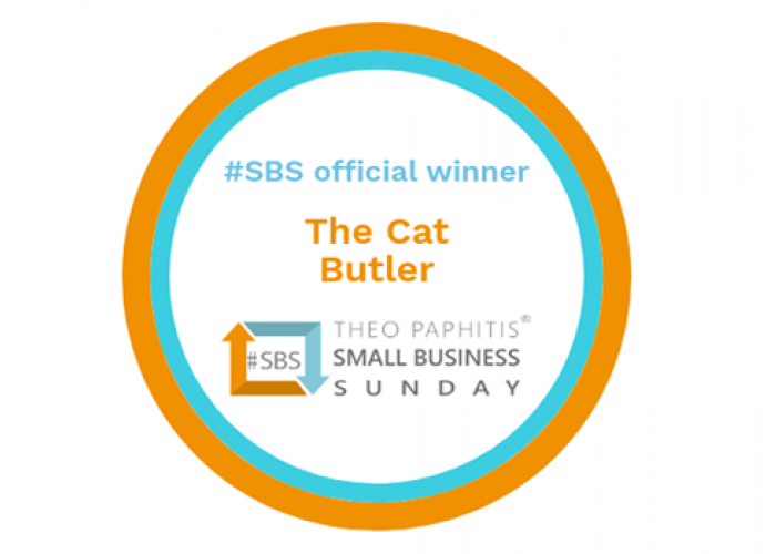 The Cat Butler Wins Theo Paphitis #SBS Small Business Sunday!