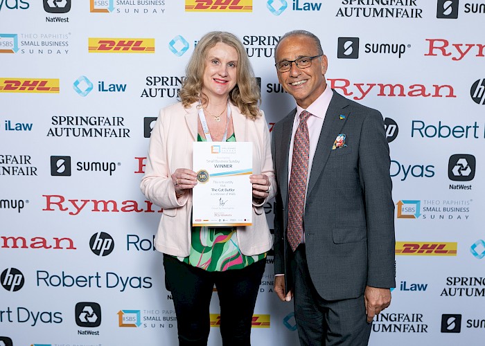 Owner and Founder of The Cat Butler Meets Entrepreneur and Former Dragon