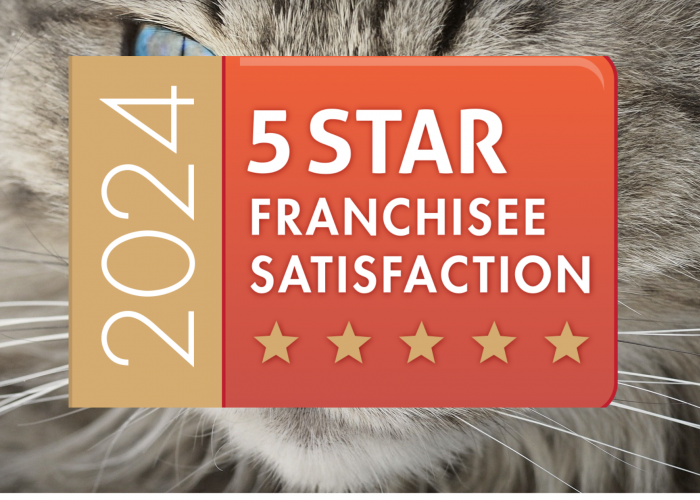 The Cat Butler Receives a Prestigious 5-star Franchisee Satisfaction Award